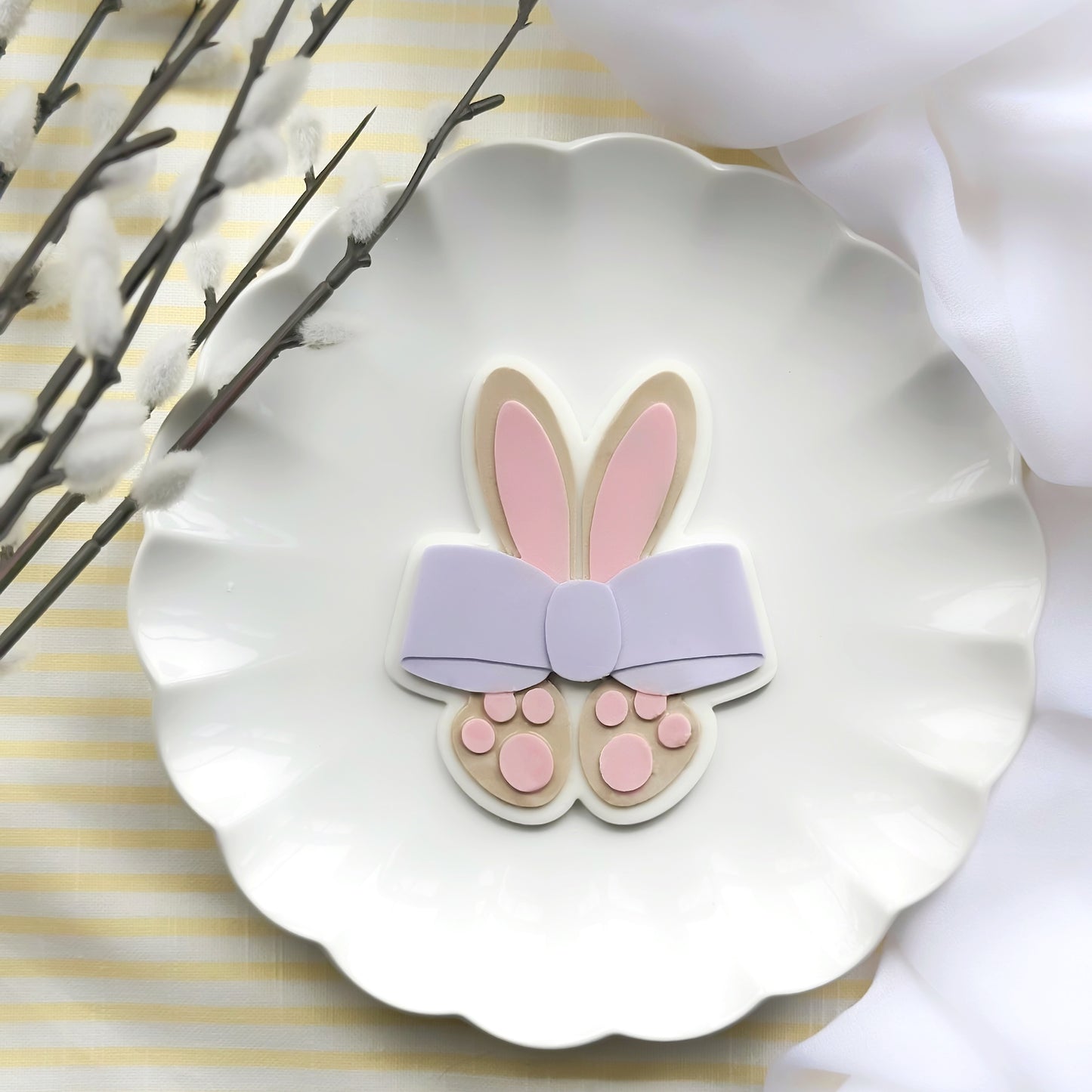 Bunny Ears & Bow Seamless Stamper