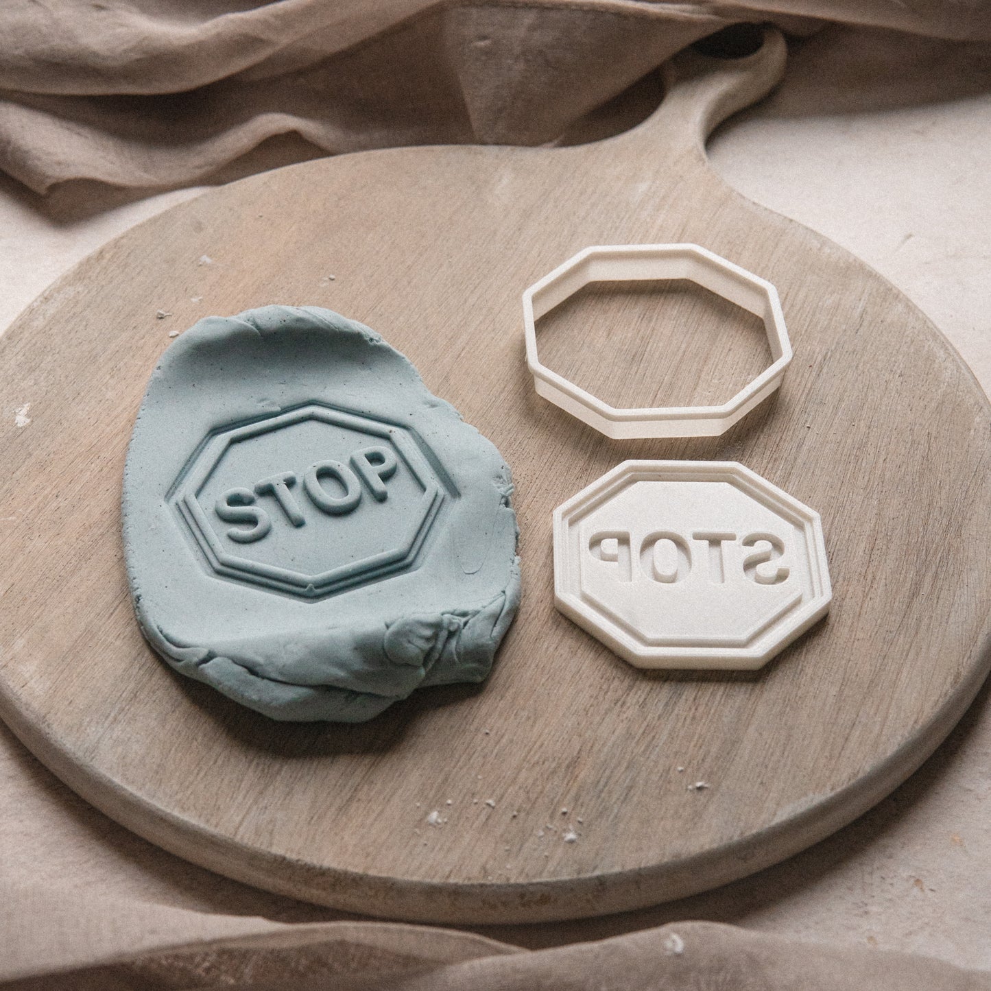 A Marie Stop Sign Seamless Stamper