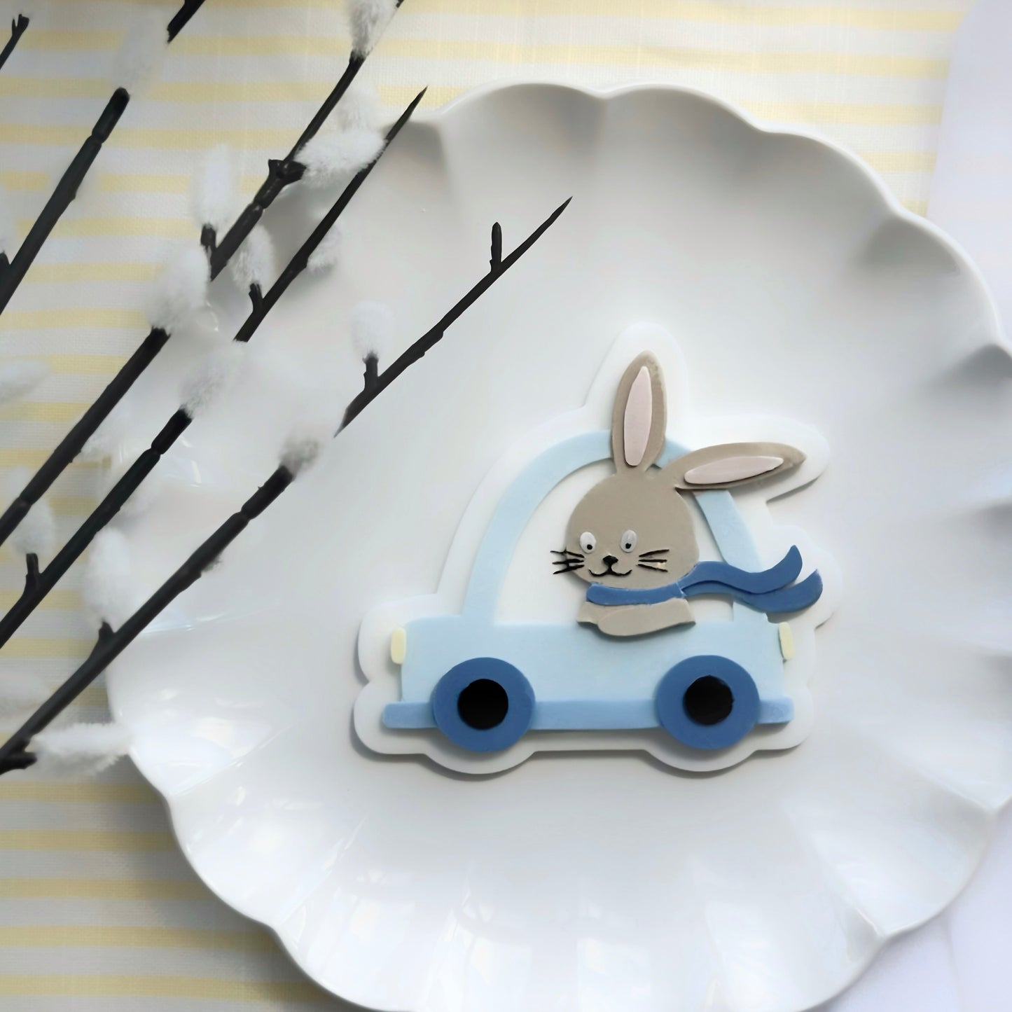 Bunny in Car Seamless Stamper