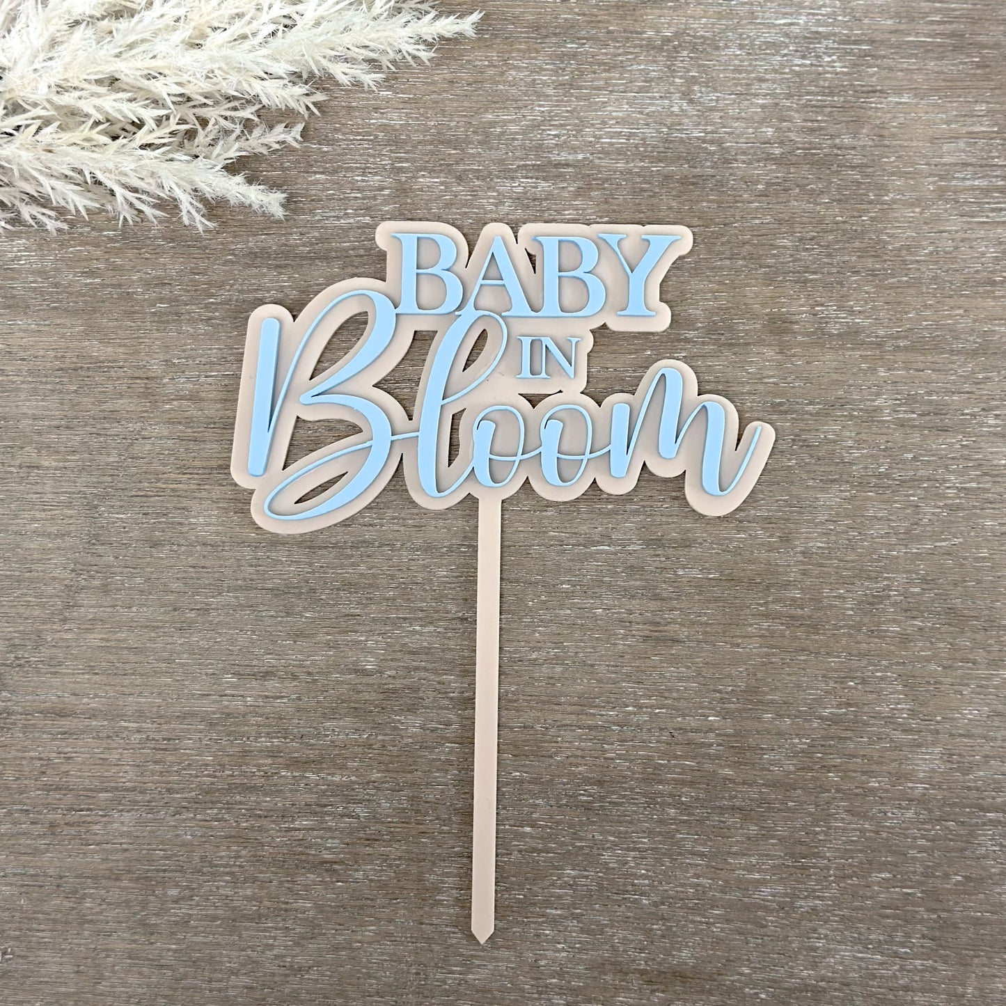 Double Layer Baby in Bloom Topper