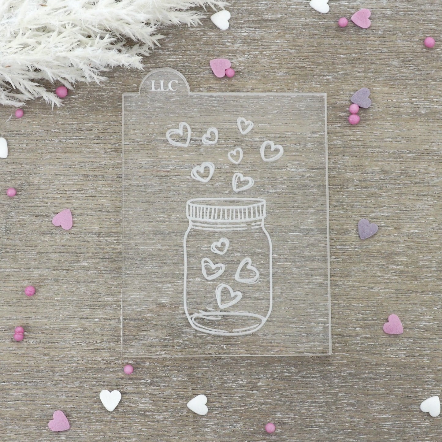 Jar of Hearts Valentines Debosser