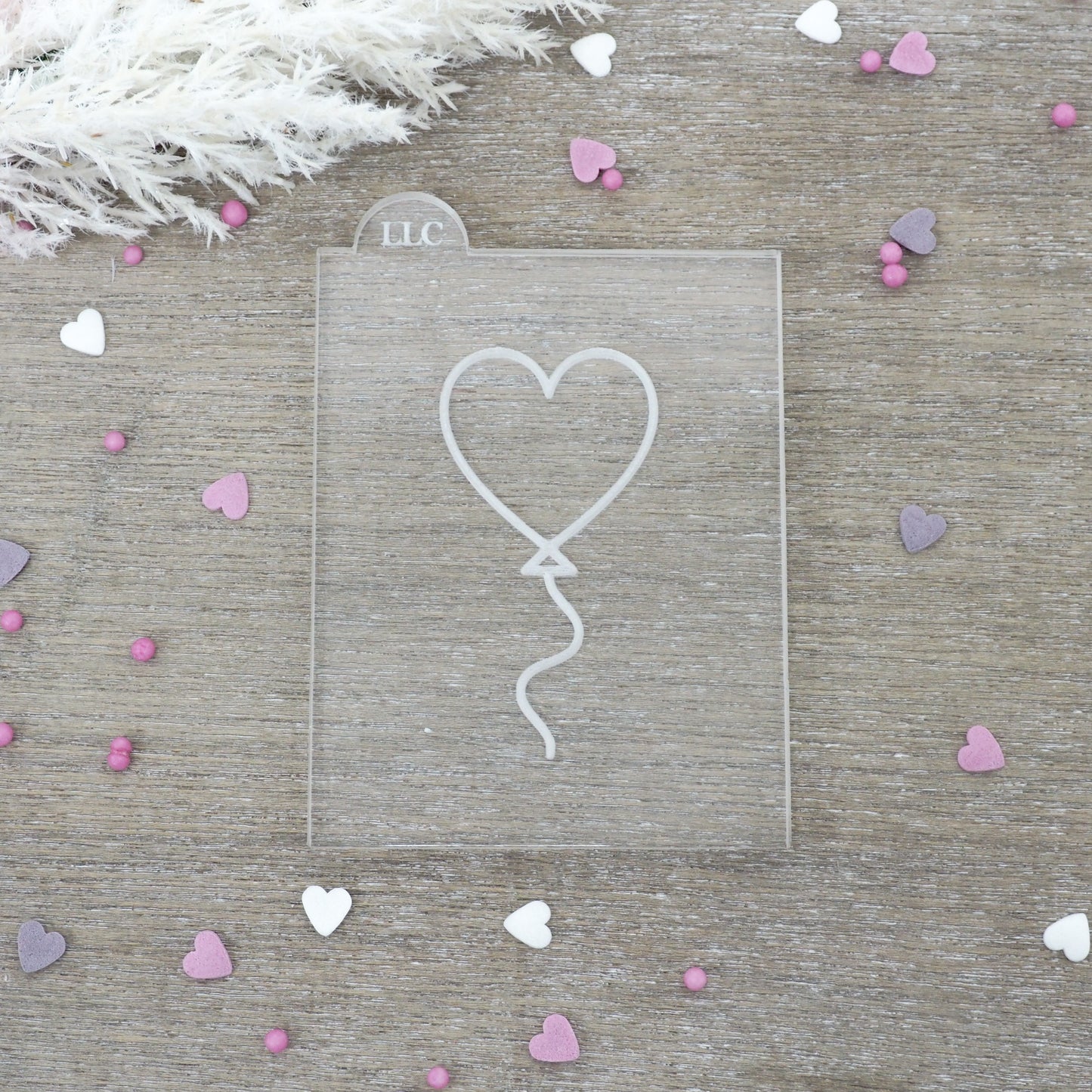 Heart Balloon Valentines Debosser