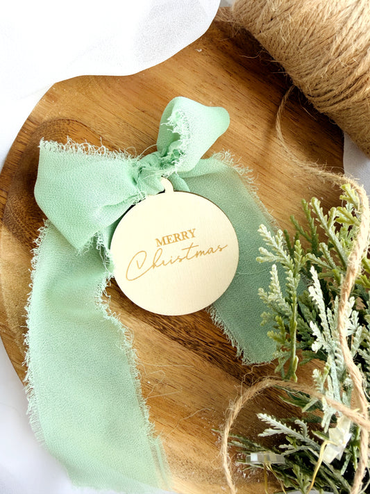 Christmas Wooden Tags