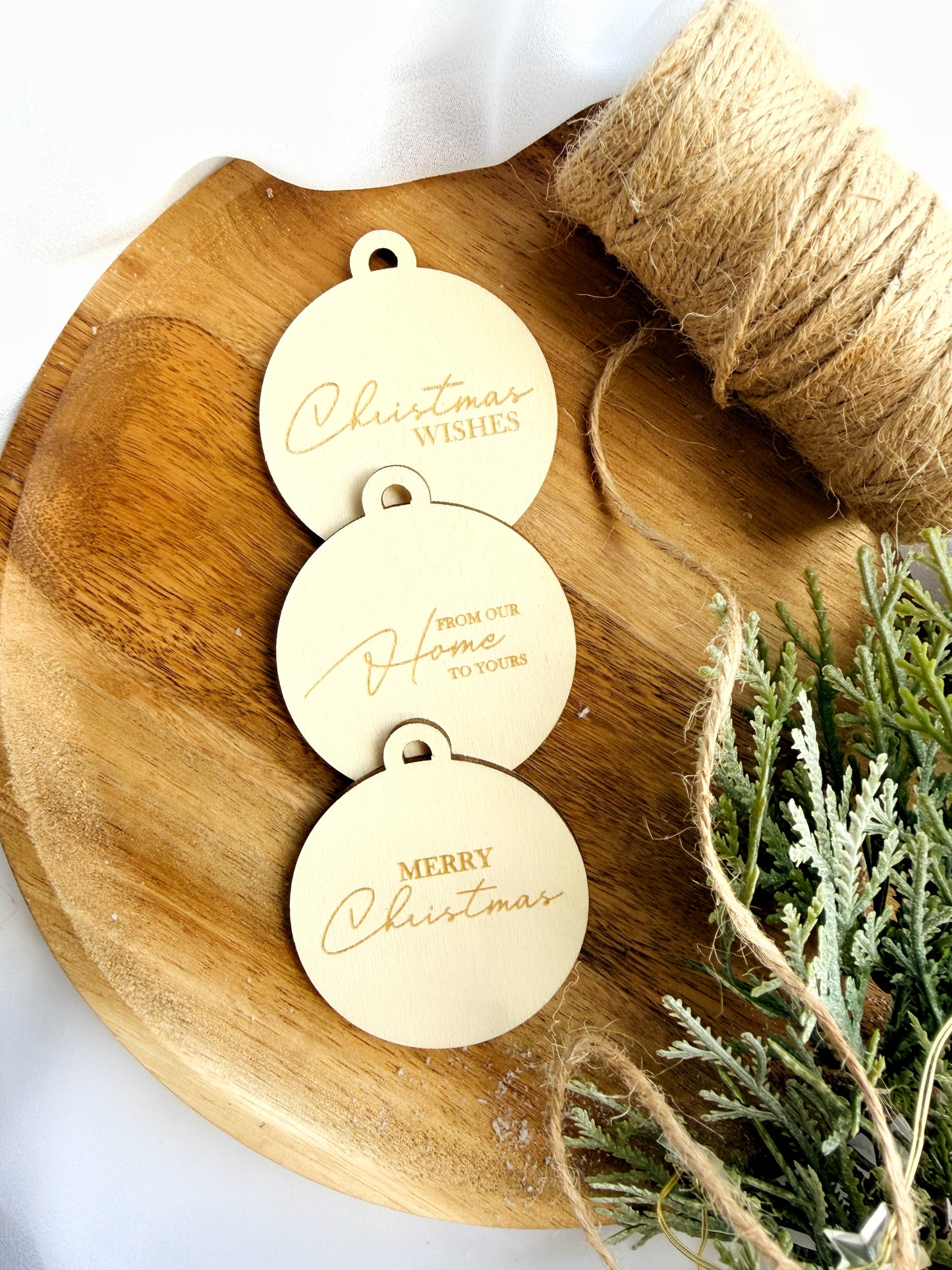 Christmas Wooden Tags