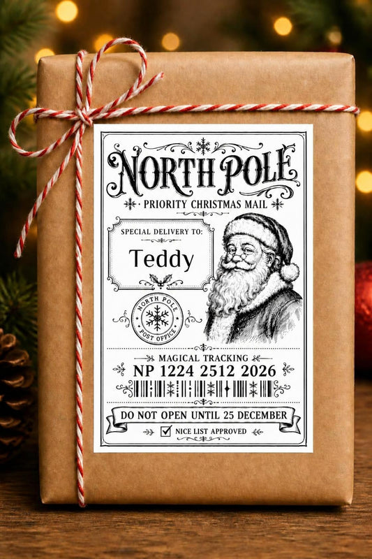 Christmas Gift Labels 4x6in
