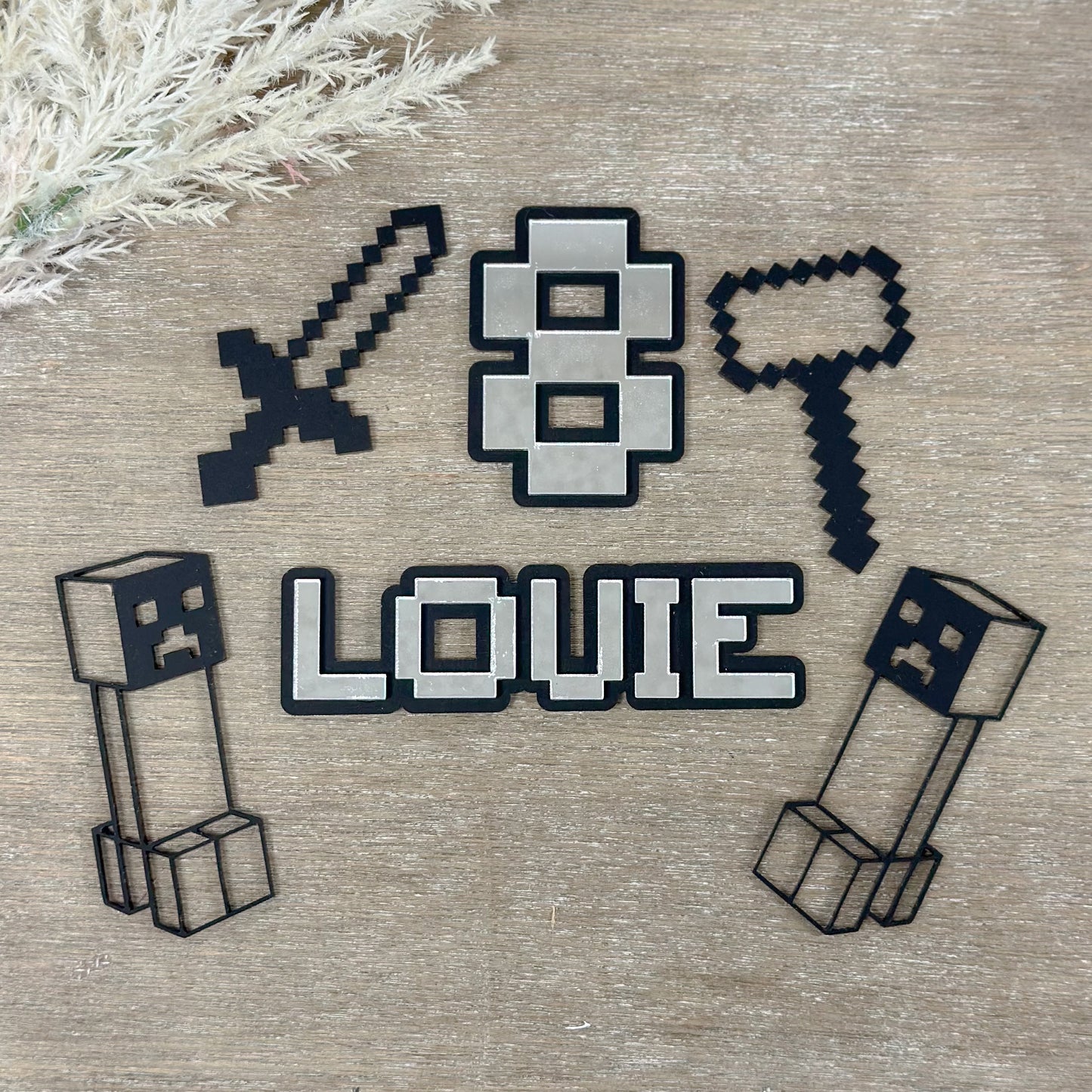 Minecraft Themed Charm Set