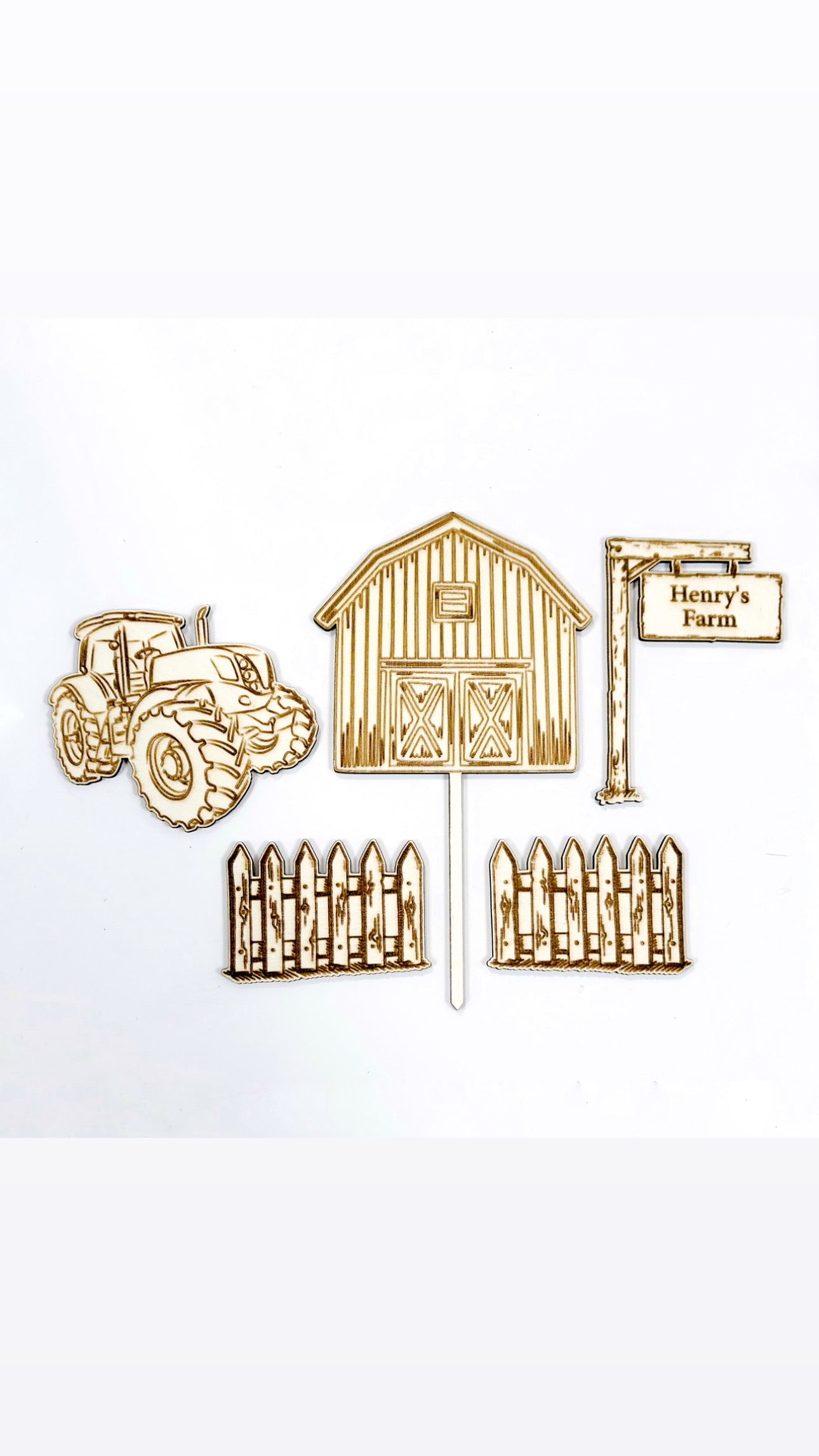 Classic Wooden Farm Set