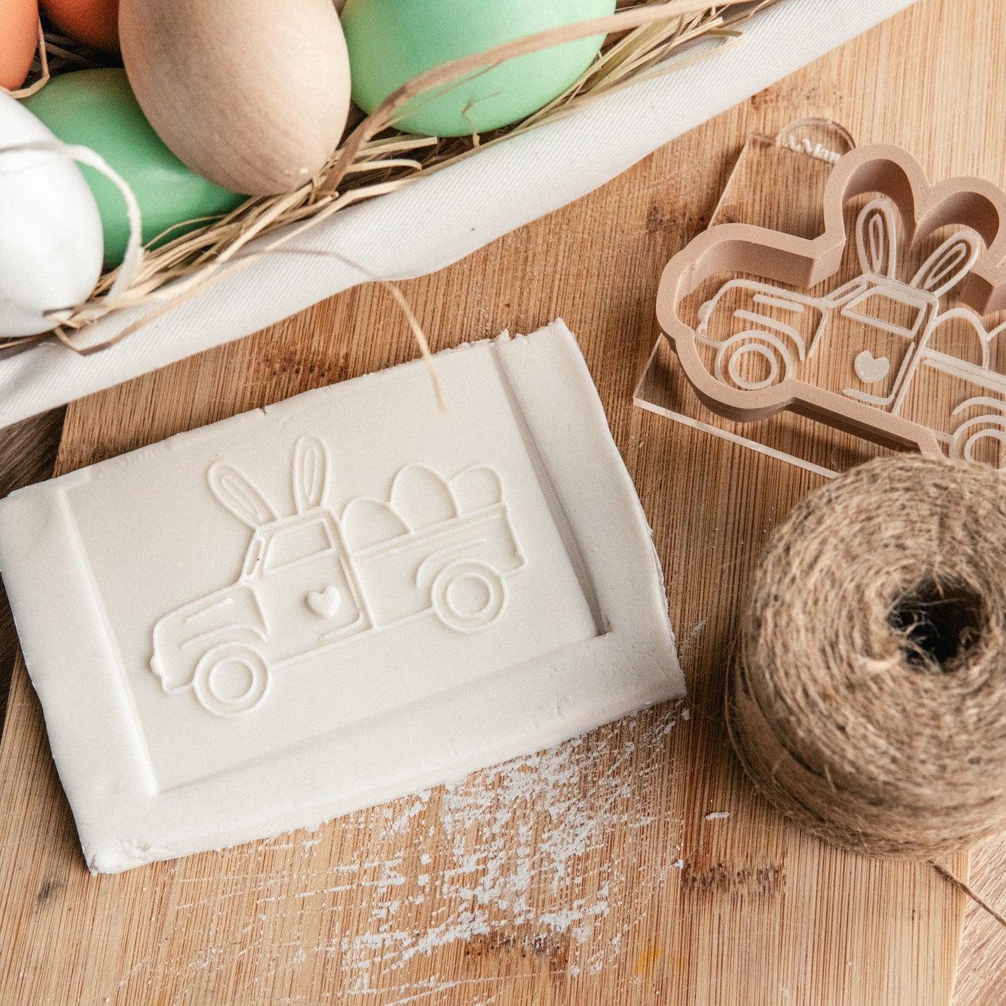 A Marie Easter Truck Stamp & Cutter Set