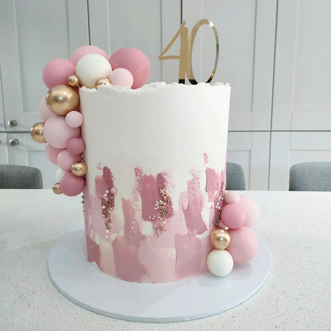 Number Cake Charm