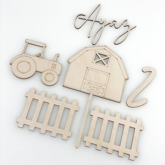 Wooden Farm Set