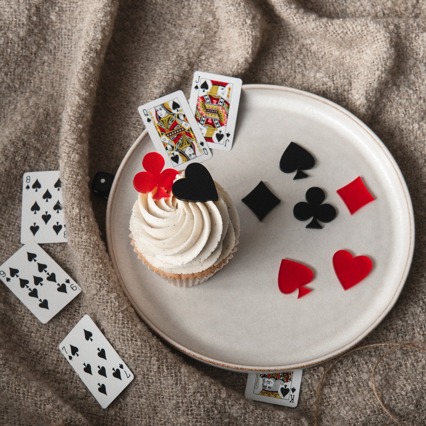 A Marie Playing Card Suit Charms