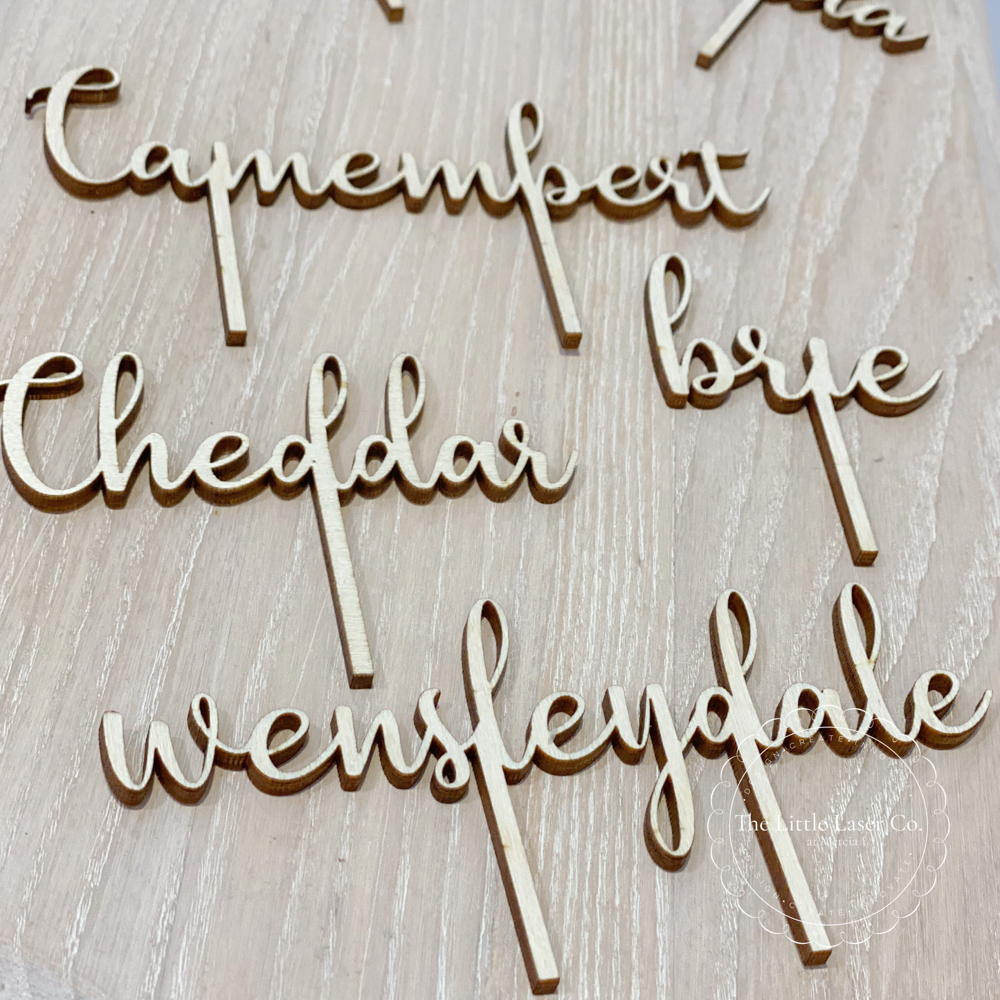 Cheese Name Markers - Graze Table