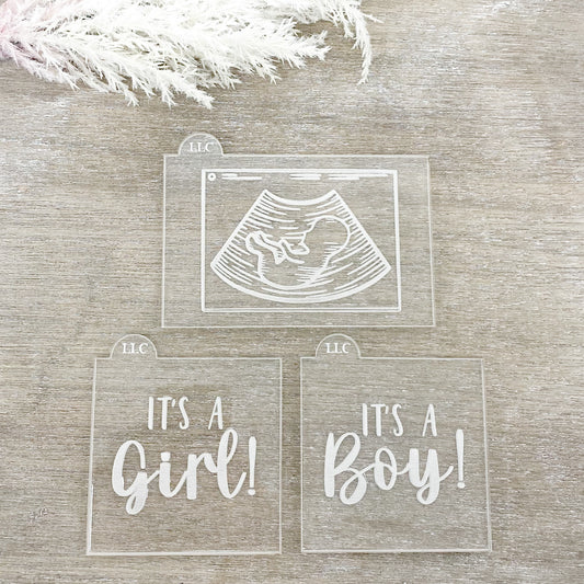 Gender Reveal Debosser Set